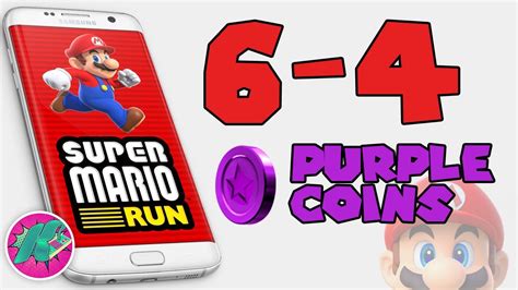 Super MARIO Run World 6 4 Purple Coins Walkthrough Gameplay YouTube