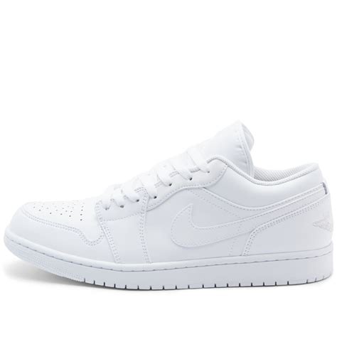 Air Jordan 1 Low White And White End Us