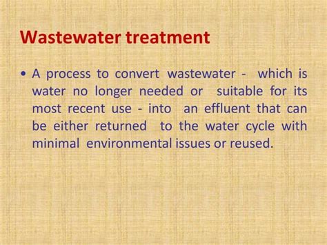 Wastewater Treatmentpptx