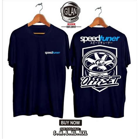 Jual Kaos Speed Tuner Baju Speed Tuner Navy Blue Shopee Indonesia