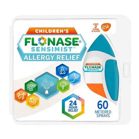 Flonase Sensimist Childrens Allergy Relief Spray Gentle Mist 60