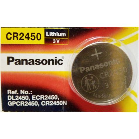 Panasonic Cr 24505be Lithium Coin Battery