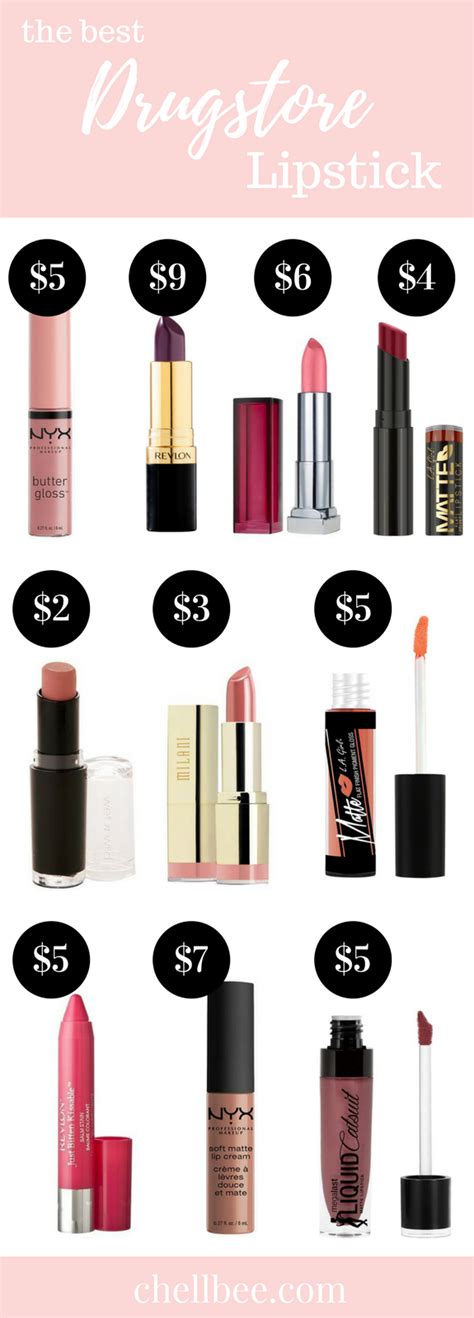 Best Drugstore Lipsticks Atlanta Based Lifestyle Blog Chellbee