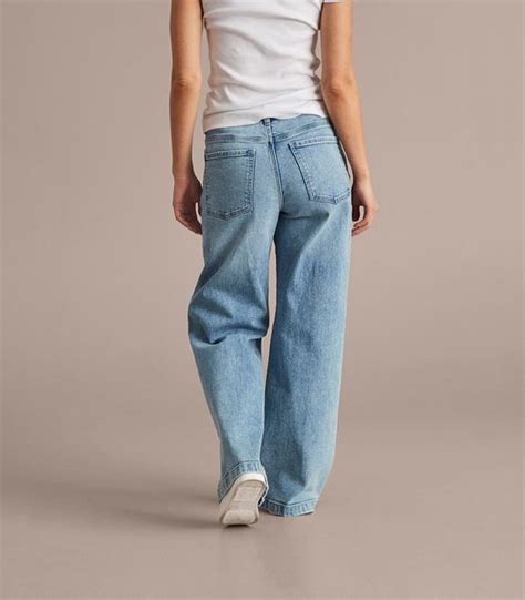 Wide Leg High Rise Full Length Denim Jeans Target Australia