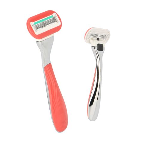 Women System Razor For Sensitive Skin Replaceable Refills 5 Blades Reusable Facial Razor For