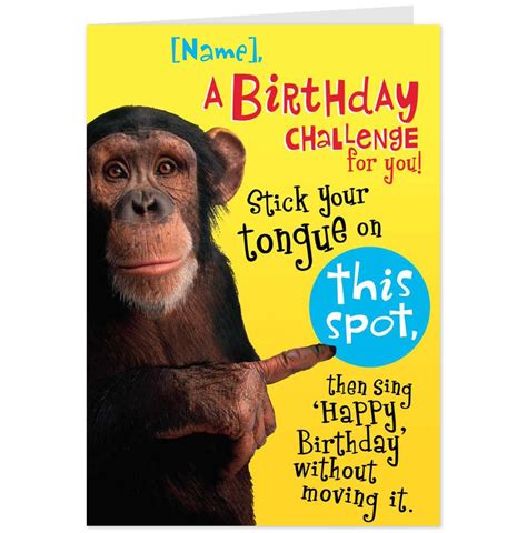 Foldable Free Printable Birthday Cards Funny