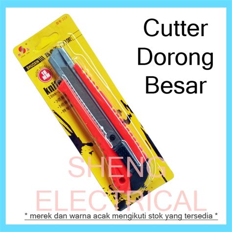 Jual Pisau Cutter Besar Pisau Kater Alat Pemotong Kertas Box Cutter