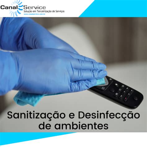 Sanitiza O E Desinfec O De Ambientes Canal Service