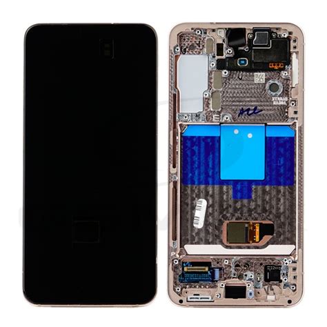 Wyświetlacz LCD Do Samsung S901 Galaxy S22 5G Różowe Złoto Z Ramką Gh82