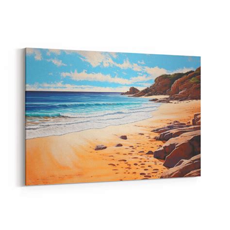 Beach Landscape 2 In Acrylic Style Wall Art