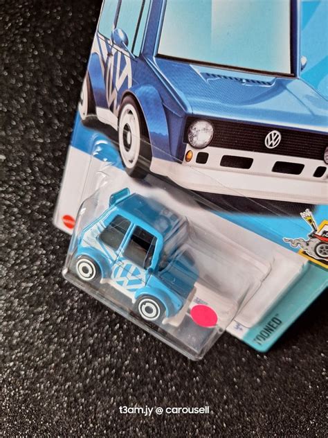 Hot Wheels Tooned Volkswagen Golf MK1 RTH Regular Treasure Hunt N Case