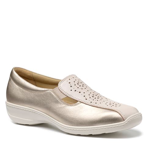 Hotter Gold Beige Leather Calypso Shoe Rosella Style Inspired By