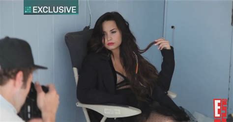 Demi - E Online - Behind The Scenes (Elle) - Demi Lovato Photo ...