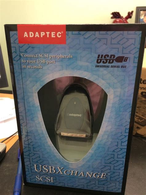 Adaptec Usbxchange Scsi To Usb Adapter New In Factory Sealed Box