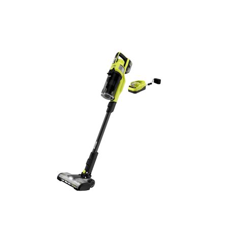 Ryobi 18v One Hp Brushless Cordless Stick Vacuum Kit With 4 0 Ah Hp Battery And Charger The