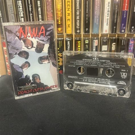 N W A Straight Outta Compton Cassette Tape Used Dead Ahead Records