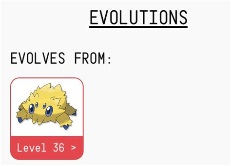 Joltik Evolution Chart