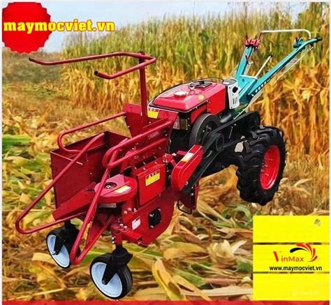 Máy thu hoạch bắp ngồi lái Turbo TBD8 Vinmax maymocviet vn