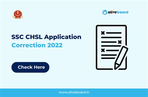 Ssc Chsl Application Correction Know How To Correct Errors