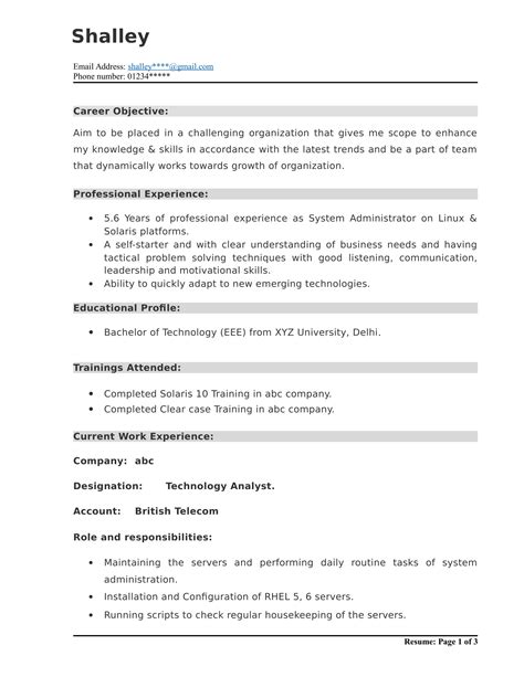 Resume Formats For Freshers 32 Free Resume Templates For Freshers 18 Fresher Engineer