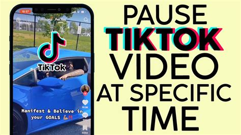 How To Pause At A Specific Time Or Frame On Tiktok Video Using Iphone