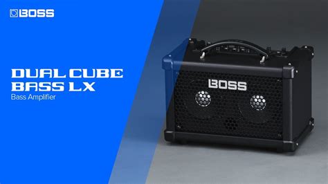 BOSS DUAL CUBE Bass LX Bass Amplifier CUBE Series YouTube