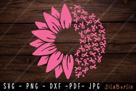 Sunflower Breast Cancer Breast Cancer Svg Cancer Svg