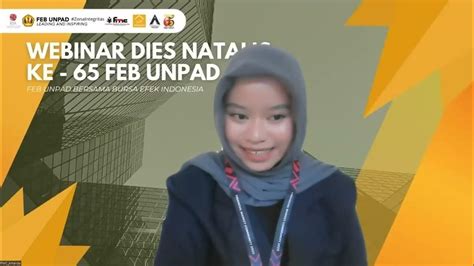 Webinar Dies Natalis Ke 65 Feb Unpad Bersama Bursa Efek Indonesia Youtube