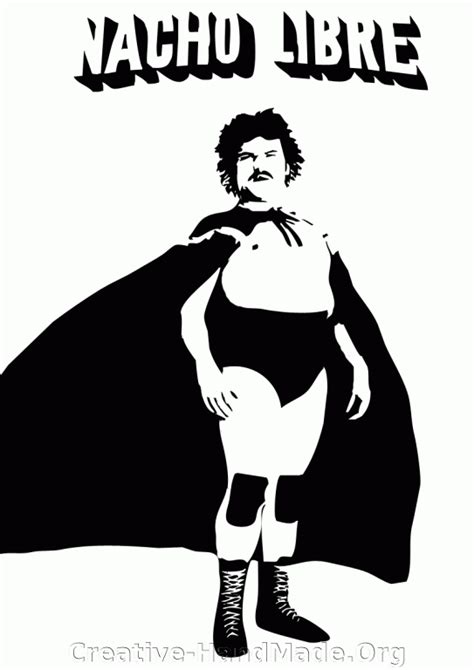 Nacho Libre Stencil Nacho Libre Nachos American Traditional Tattoo