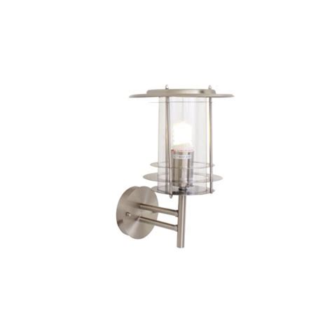 EUROLUX O41SS SATIN CHROME WALL LANTERN Discount Lighting Wholesaler