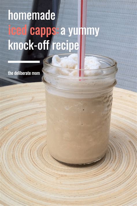 Homemade Iced Capps Tim Hortons Copycat Recipe Iced Capp Recipe