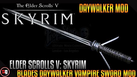 Skyrim Blades Daywalker Vampire Sword Mod Youtube