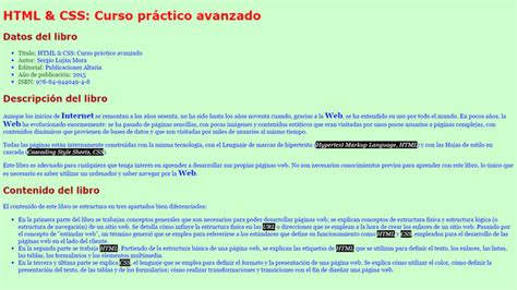 Ejercicios Cómo se usa 1 HTML CSS Curso práctico avanzado