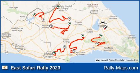 Mapy Zaplanuj East Safari Rally Rajdtrasa Pl