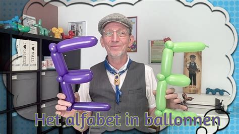 Ballonletter E Het Ballonnen Alfabet Door De Haagse Ballonnenboer