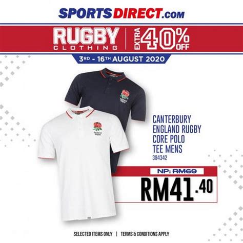 3-16 Aug 2020: Sports Direct Rugby Clothing Sale - EverydayOnSales.com