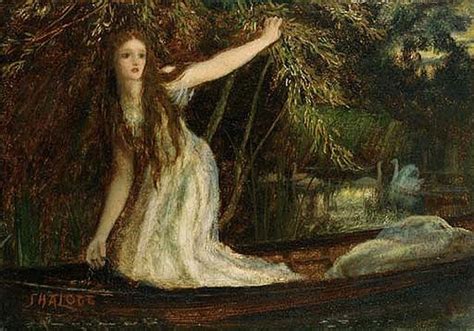 The Lady Of Shalott By Arthur Hughes On Artnet