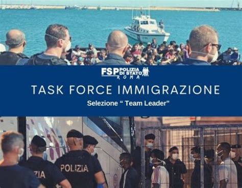 Task Force Immigrazione Della Polizia Di Stato Per L Espletamento Di