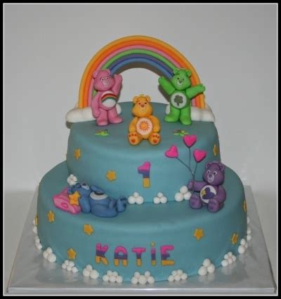 Care Bears By Connytje On Cakecentral Care Bear Birthday Care