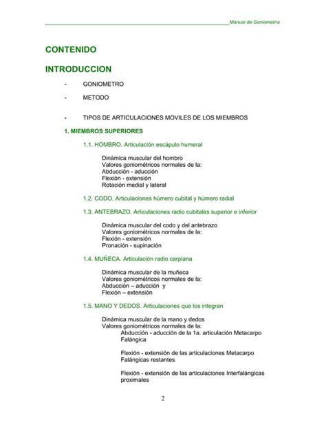 Manual De Goniometria Pdf