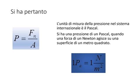 La Pressione In Fisica Youtube