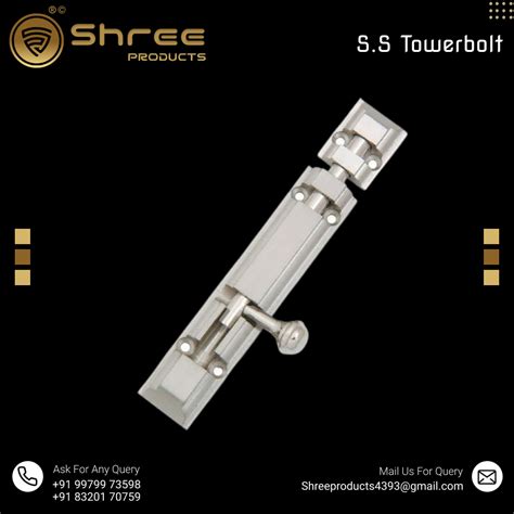 Stainless Steel Tower Bolt At Rs 41 Piece Stainless Steel Tower Bolt