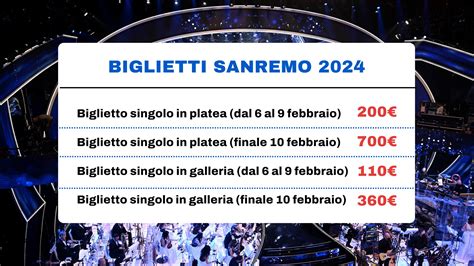 Biglietti Sanremo I Prezzi E Da Quando Saranno In Vendita