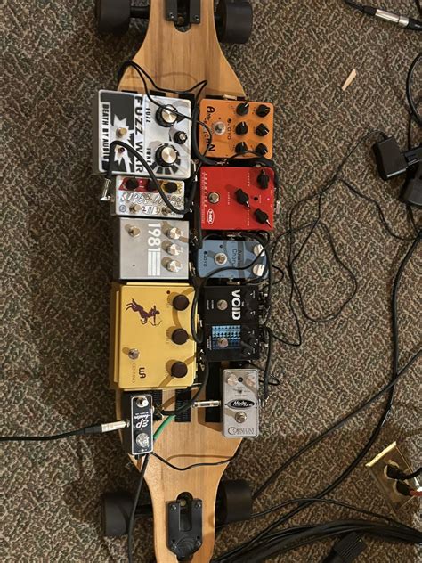 Longboard Pedalboard Rguitarpedals