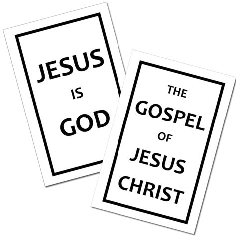 Printable Gospel Tracts DIGITAL DOWNLOAD - Etsy