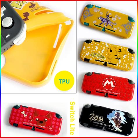 Capa Protetora De TPU Macia Para Nintendo Switch Lite Controlador De