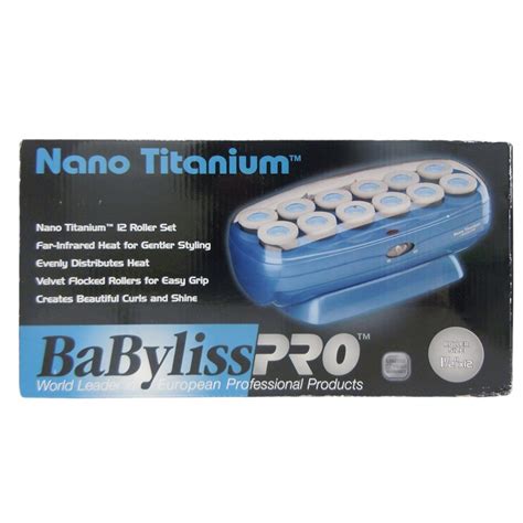 Amazon BaBylissPRO Jumbo Hot Rollers Nano Titanium Hair Styling