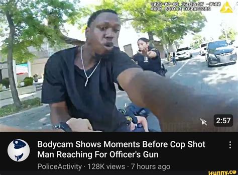 Bodycam Shows Moments Before Cop Shot Man Reaching For Officers Gun