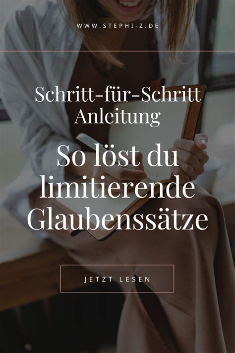 Limitierende Glaubenssätze auflösen So geht s Einfache sätze