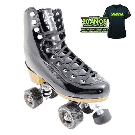 Patins Traxart Quad Brilliant Preto Submarino